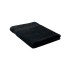 Handdoek organisch 180x100 - zwart