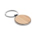 Bamboe sleutelhanger rond - hout