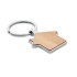 Bamboe sleutelhanger huisje - hout