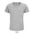 PIONEER kind t-shirt 175g - grijs melange