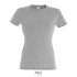 MISS dames t-shirt 150g - grijs melange
