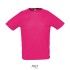 SPORTYheren t-shirt 140g - neon roze 2