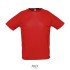 SPORTYheren t-shirt 140g - Rood