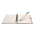 Notitieblok en balpen