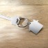 Metalen sleutelhanger huis