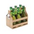 Bamboe bierkrat 6 flessen bambo