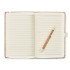 A5 kurk notitieboek balpen set