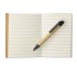 Notitieblok en gerecyclede pen