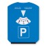 Parkeerkaart met ijskrabber