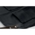 Canvasschort met leren details
