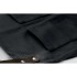 Canvasschort met leren details