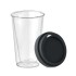 Dubbelwandig glas met deksel