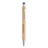 Bamboe stylus balpen