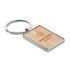 Bamboe sleutelhanger rechthoek